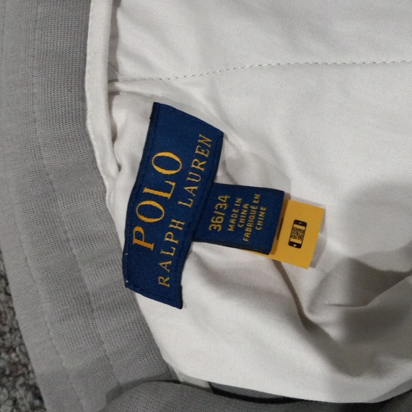 Men's Polo Light Grey Dress Slacks - Picture 3 of 4